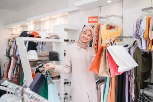 Membeli baju baru